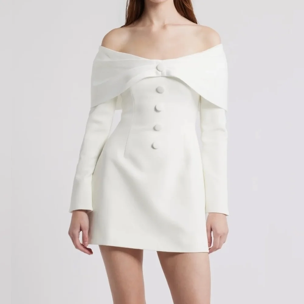 Odd Muse London  The Ultimate Muse Bow Mini Dress Size Large New - Picture 4 of 10